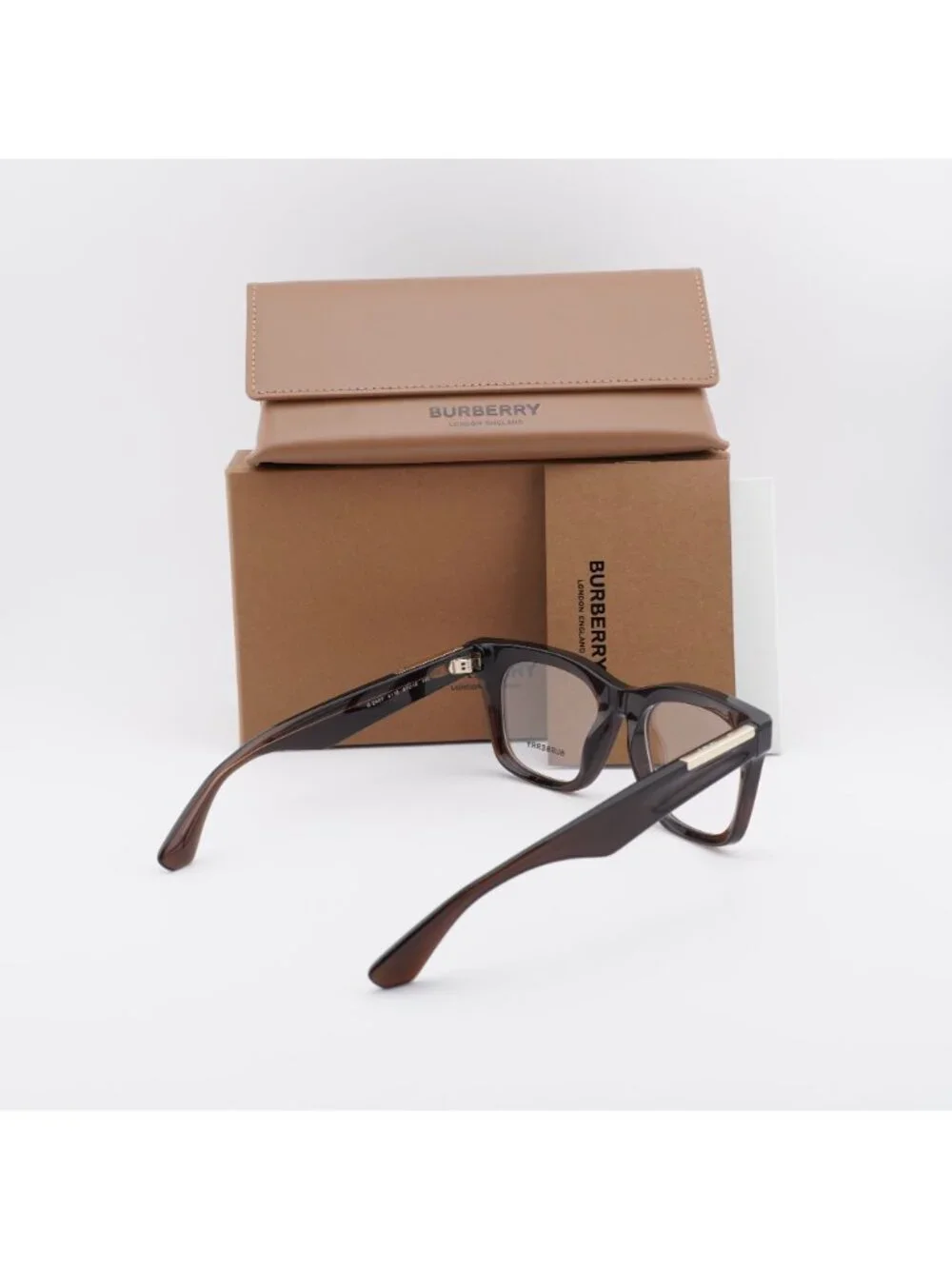 Burberry BE2407 4116 Eyeglasses Brown 51mm Square Frame